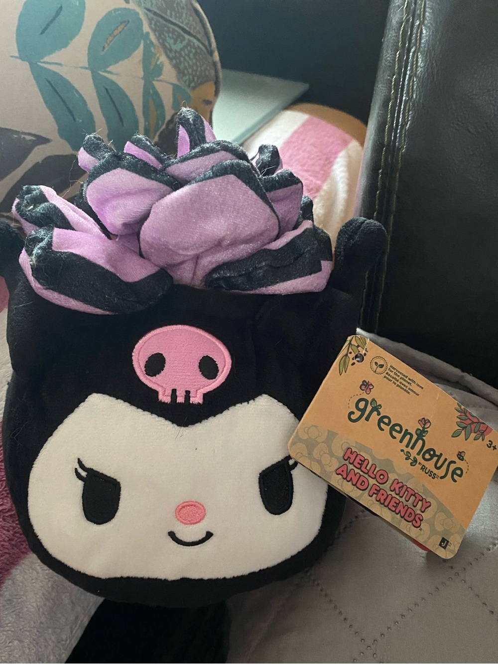 NWT Kuromi Succulent Plush 🖤🖤